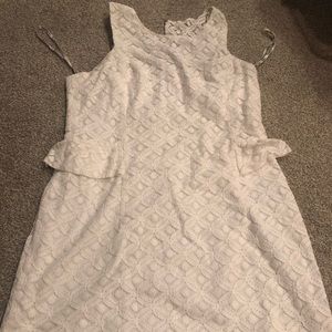 Lilly Pulitzer white shift.